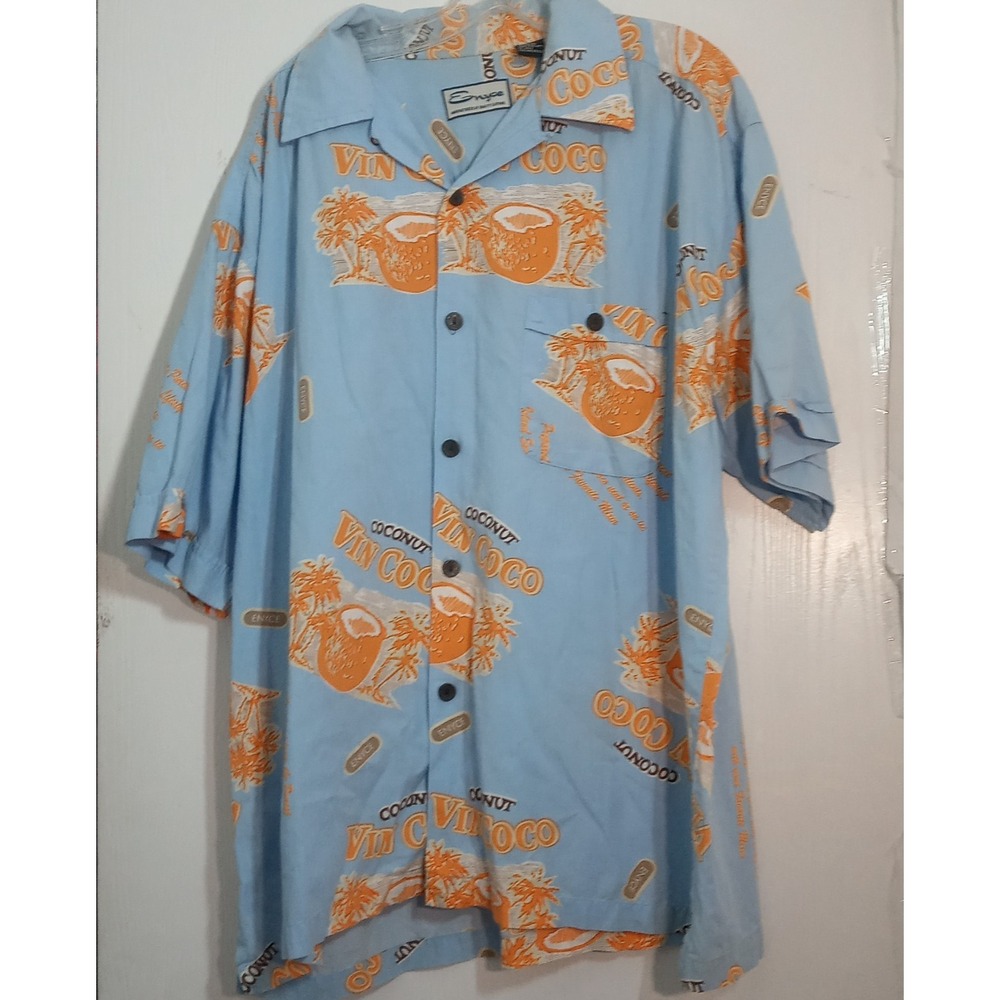 Enyce Clothing Co Men's XL Hawaiian Camp Shirt  Cotton Blend